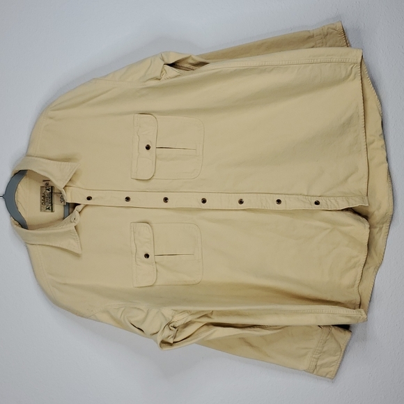 Cabela's Shirts Cabelas Button Down Shirt Deerskin Soft Chamois